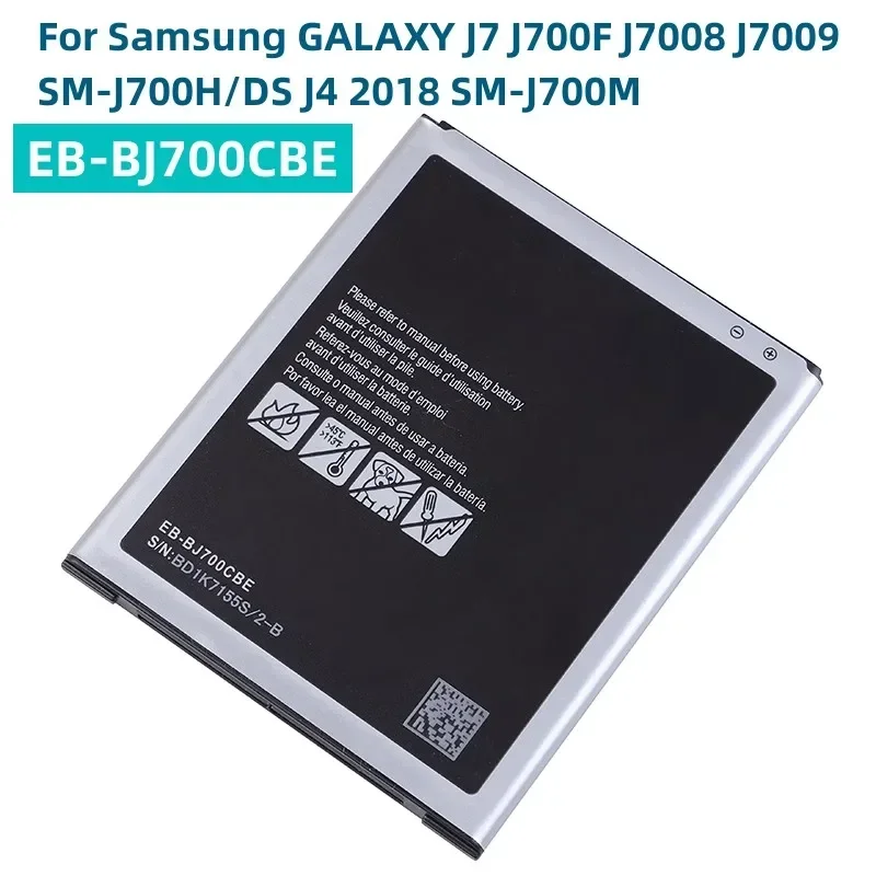EB-BJ700BBC appail battery 3000mAh for Samsung Galaxy J7 2015 J4 2018 J7000 j7009 j7008 j701f j700f NFC
EB-BJ700BBC appail battery 3000mAh for Samsung Galaxy J7 2015 J4 2018 J7000 j7009 j7008 j701f j700f NFC