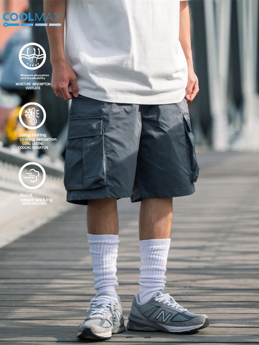 Quick Dry Loose Fit Men's Work Trousers with Multiple Pockets Coolmax Moisture Wicking Heat Sensation Short Cityboy Jeans
Quick Dry Loose Fit Men's Work Trousers with Multiple Pockets Coolmax Moisture Wicking Heat Sensation Short Cityboy Jeans
