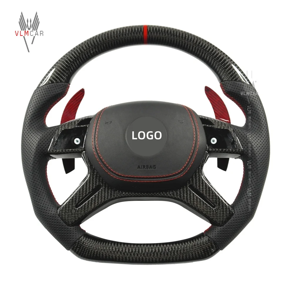 VLMCAR Carbon Fiber Steering Wheel for Mercedes-Benz ML-Class W163 W164 W166 GL GLS GLE Performance Luxury Upgrade Perfect Fit
VLMCAR Carbon Fiber Steering Wheel for Mercedes-Benz ML-Class W163 W164 W166 GL GLS GLE Performance Luxury Upgrade Perfect Fit
