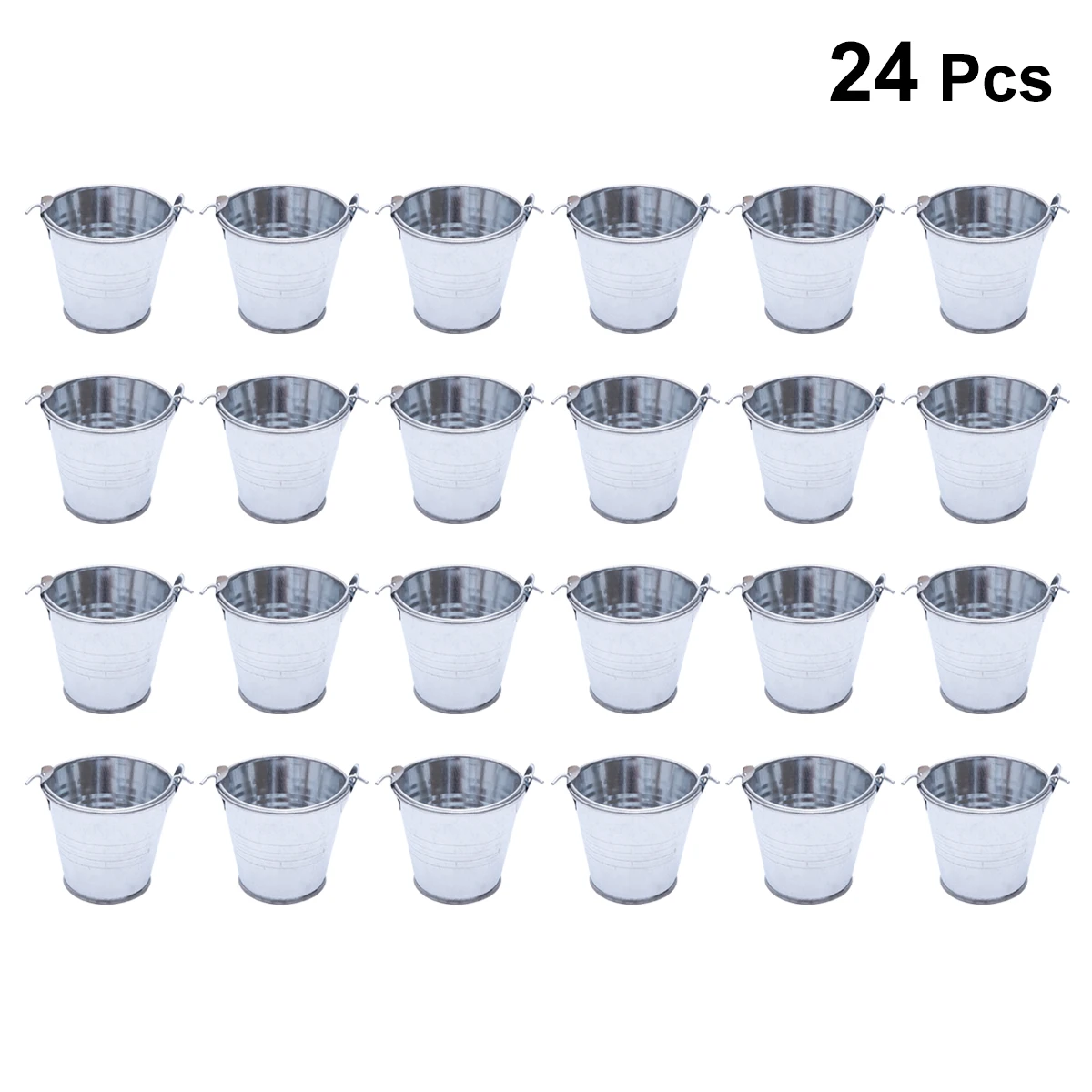 24pcs Tinplate Mini Metal Bucket Flower Pots Mountable Balcony Planters Home Office Decor Wedding Gift Iron Hanging
24pcs Tinplate Mini Metal Bucket Flower Pots Mountable Balcony Planters Home Office Decor Wedding Gift Iron Hanging