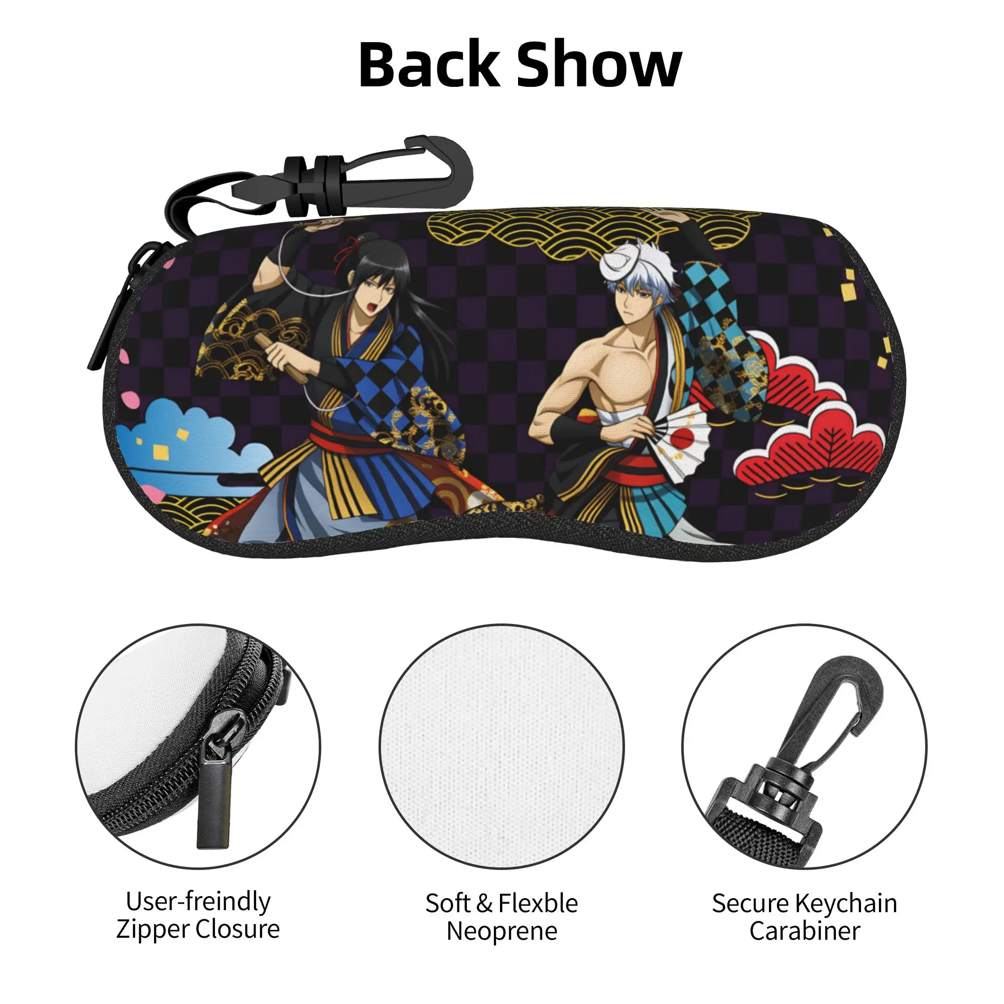 Gintoki Sakata Gintama Kotaro Katsura Sunglasses Soft Case Neoprene Zipper Shell Eyeglass Case Protective Box For Glasses
Gintoki Sakata Gintama Kotaro Katsura Sunglasses Soft Case Neoprene Zipper Shell Eyeglass Case Protective Box For Glasses