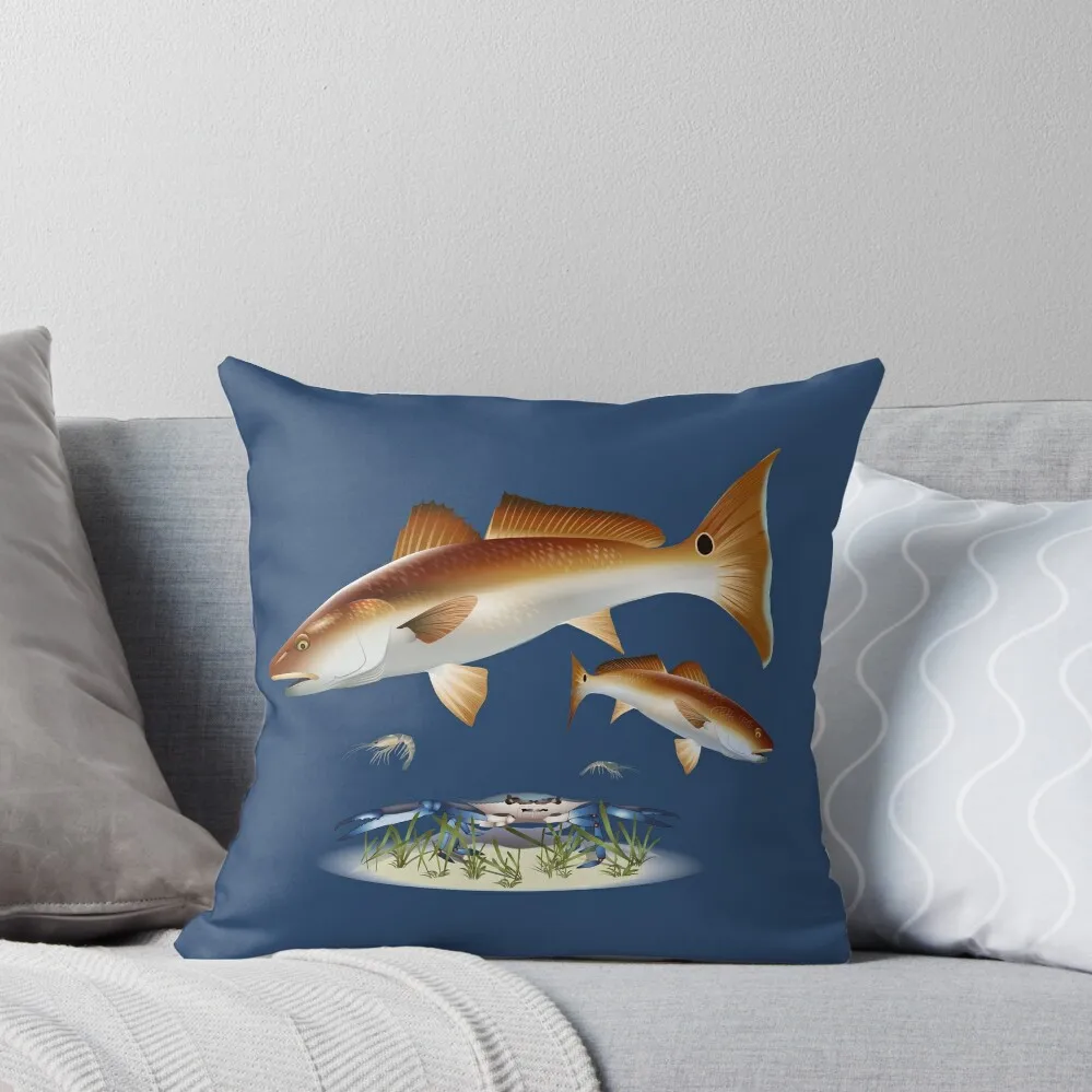 Red Drum Redfish on the Flats Throw Pillow Christmas Pillow Cases Decorative Cushions pillow
Red Drum Redfish on the Flats Throw Pillow Christmas Pillow Cases Decorative Cushions pillow