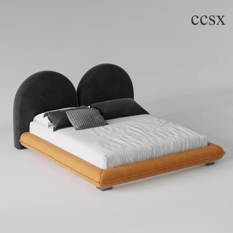 Modern simple light luxury bedroom household fabric bed double 1.8 meters fleece soft bag double wedding bed
Modern simple light luxury bedroom household fabric bed double 1.8 meters fleece soft bag double wedding bed
