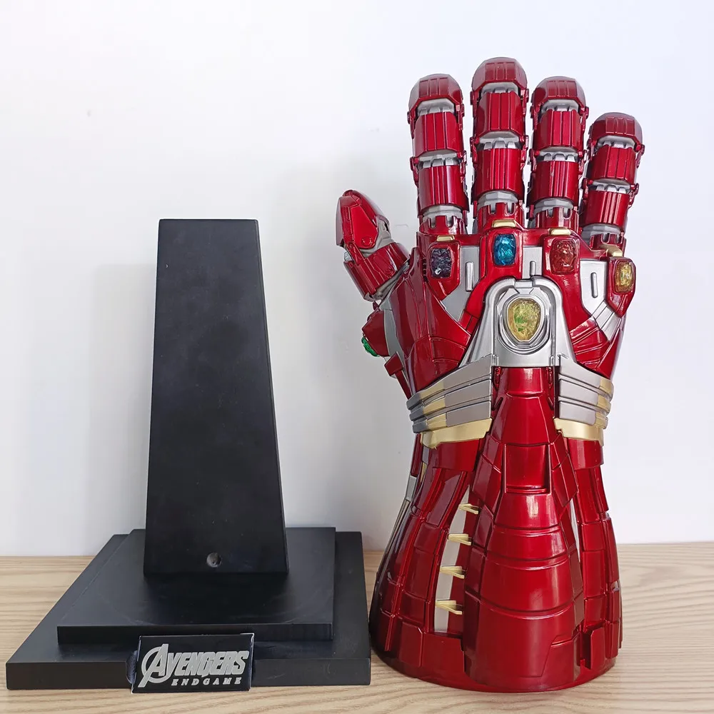 1/1 Final battle Iron man Nano Infinity Gloves LED Light Wearable metal Arm model Cosplay Costume party Anime stage show props
1/1 Final battle Iron man Nano Infinity Gloves LED Light Wearable metal Arm model Cosplay Costume party Anime stage show props