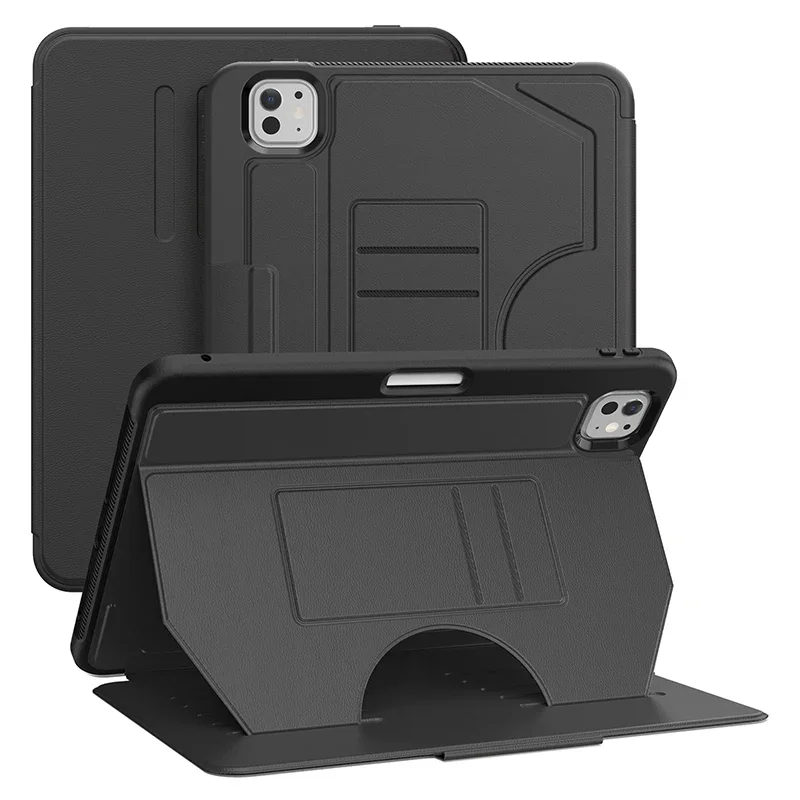 Защитный чехол для iPad Pro 11 дюймов 2024 Чехол для планшета Подставка-держатель Гнездо для карандашей Магнитный многослойный чехол из искусственной кожи
Защитный чехол для iPad Pro 11 дюймов 2024 Чехол для планшета Подставка-держатель Гнездо для карандашей Магнитный многослойный чехол из искусственной кожи