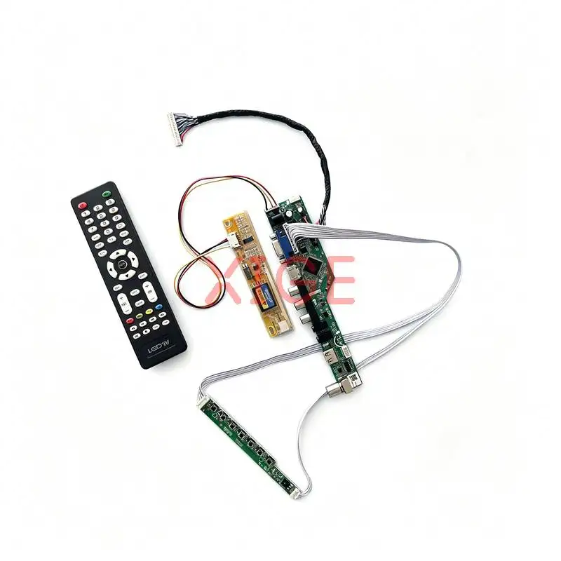 Matrix Controller Drive Board Fit B154EW08 B154EW04 B154EW02 B154EW01 HDMI+VGA+AV+USB 1CCFL 1280x800 LVDS-30Pin 1280*800 DIY Kit
Matrix Controller Drive Board Fit B154EW08 B154EW04 B154EW02 B154EW01 HDMI+VGA+AV+USB 1CCFL 1280x800 LVDS-30Pin 1280*800 DIY Kit