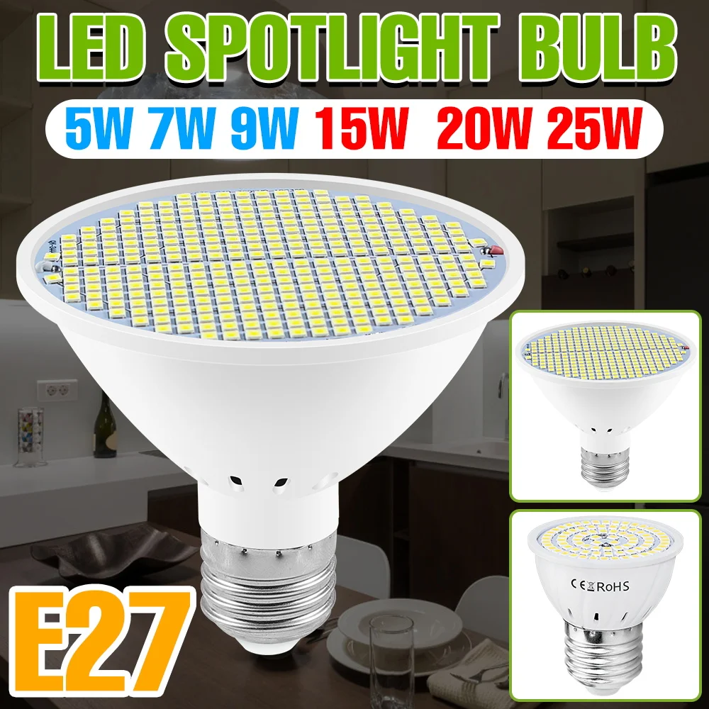 25W LED Bulb High Brightness 220V Indoor Spotlight E27 Ceiling Bulbs E26 Corn Ceiling Lamp Living Room Downlight Home Lighting
25W LED Bulb High Brightness 220V Indoor Spotlight E27 Ceiling Bulbs E26 Corn Ceiling Lamp Living Room Downlight Home Lighting