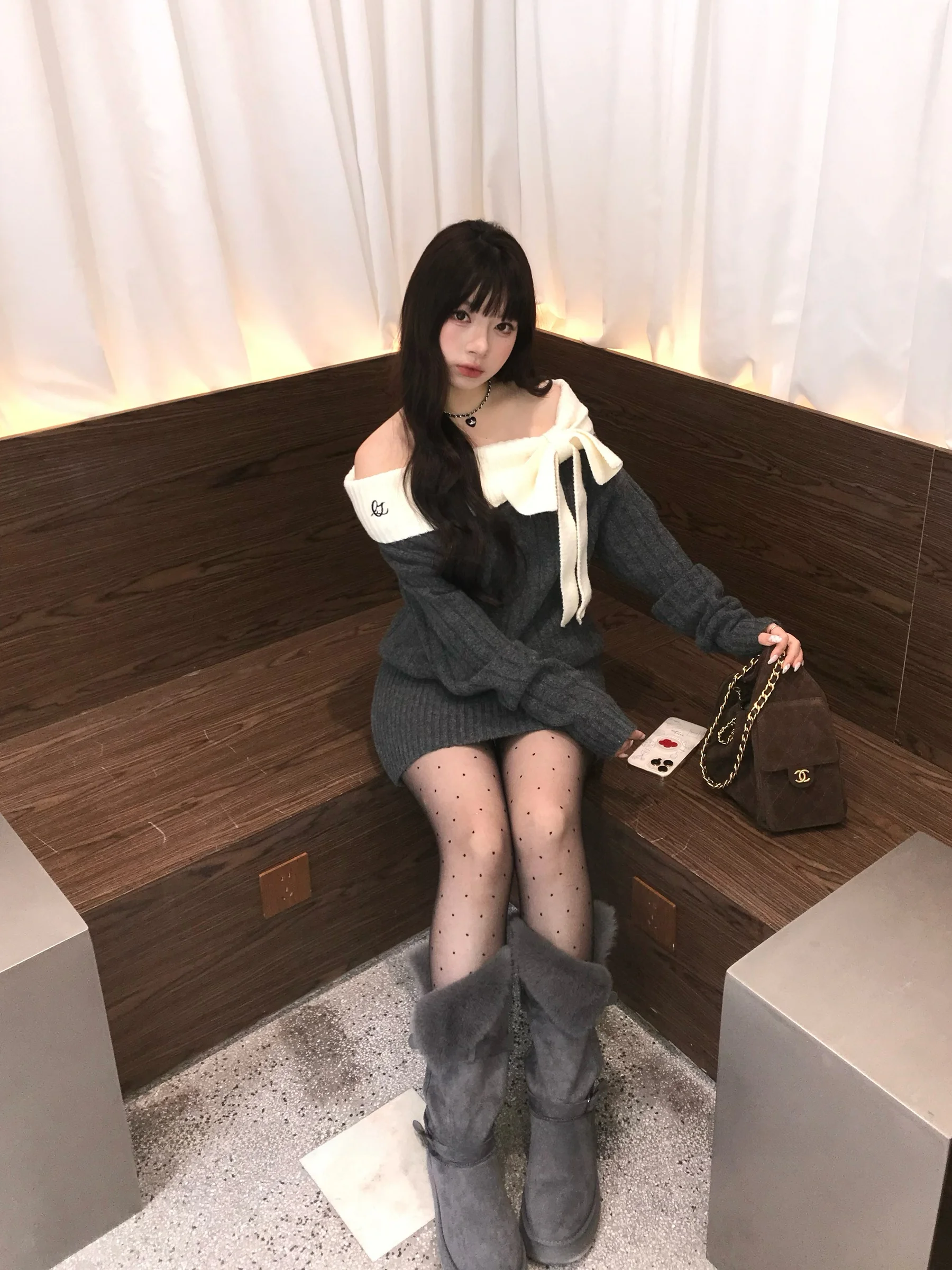 Ulovely Sweet Style Knitted Dress with Bow Design One Shoulder Short Skirt for plus Size Women Korean Style Spring Dress
Ulovely Sweet Style Knitted Dress with Bow Design One Shoulder Short Skirt for plus Size Women Korean Style Spring Dress