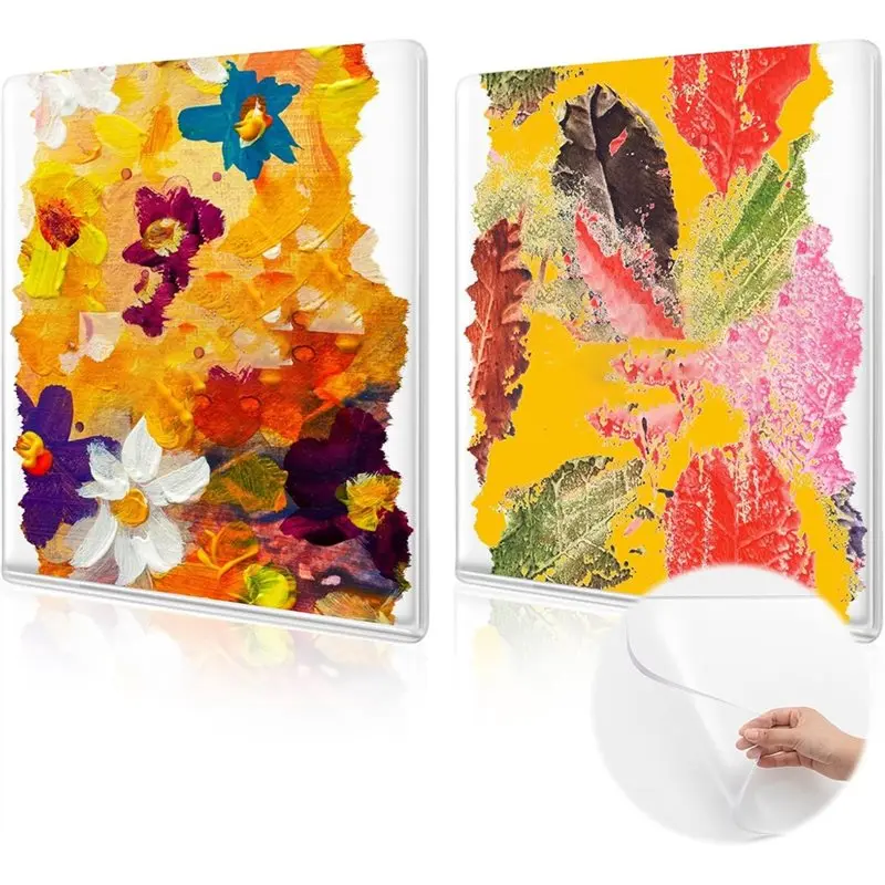 A93Z Printmaking Supplies- Gel Printing Plates(2 Pack), 8" X 10" Reusable Plates For Art For Scrapbooking,Crafts
A93Z Printmaking Supplies- Gel Printing Plates(2 Pack), 8" X 10" Reusable Plates For Art For Scrapbooking,Crafts