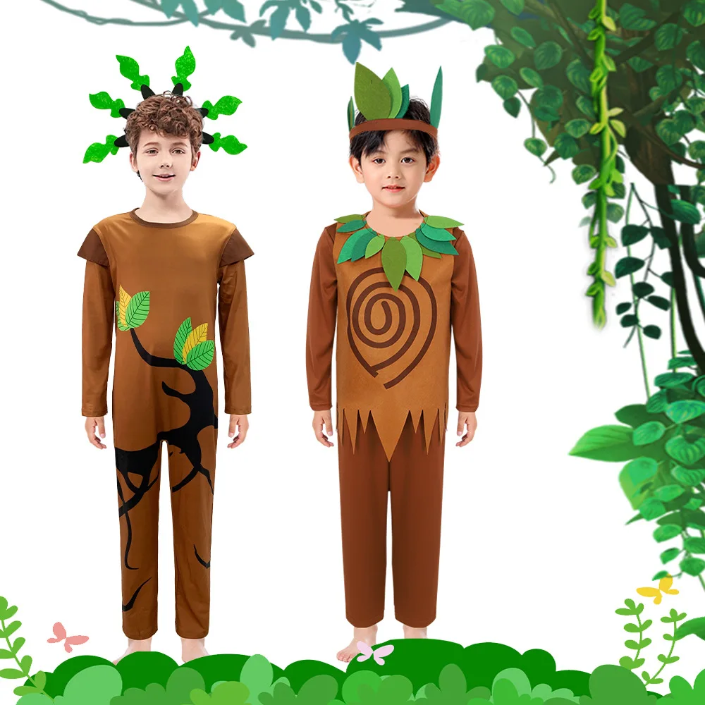 Children's Halloween Play Performance Costume Tree Stage Performance Clothes Cosplay Traditional Ethnic Stage Costume Suit
Children's Halloween Play Performance Costume Tree Stage Performance Clothes Cosplay Traditional Ethnic Stage Costume Suit