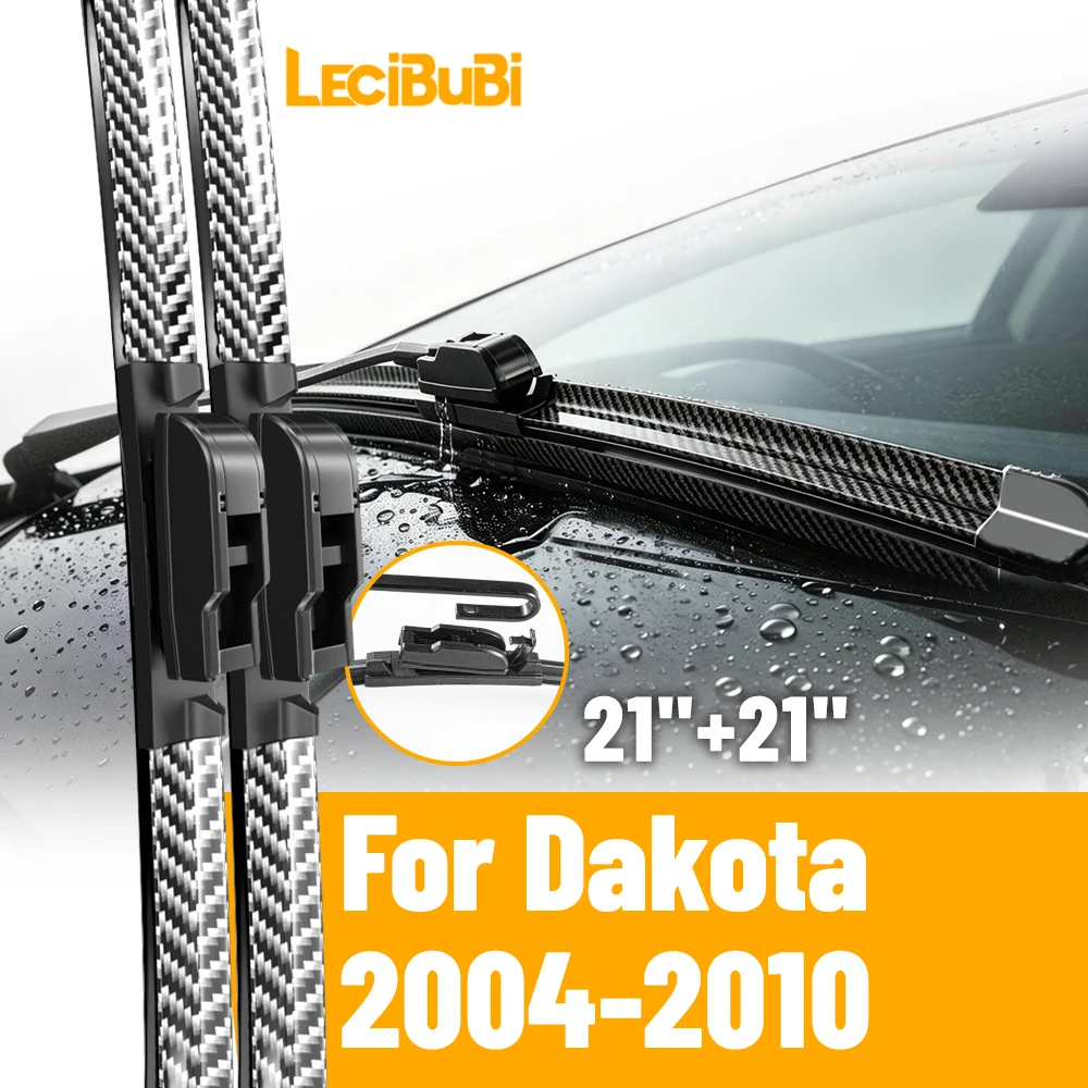 2pcs Front Windshield Windscreen Wiper Blades For Dodge Dakota 2004-2010 Carbon Fibre Rubber Brushes Car Accessories 21"+21"
2pcs Front Windshield Windscreen Wiper Blades For Dodge Dakota 2004-2010 Carbon Fibre Rubber Brushes Car Accessories 21"+21"