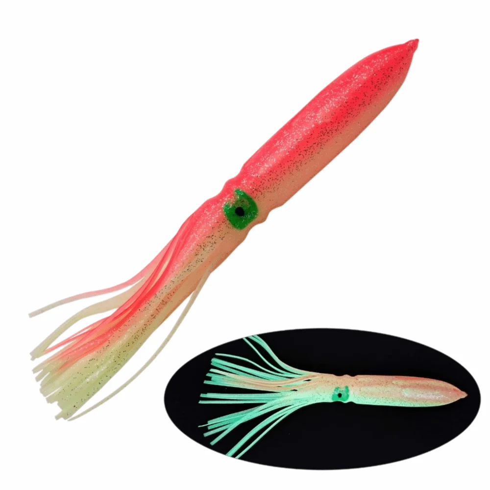 8PCS Portable Luminous Squid Lure 11.8inch Rubber Squid Skirt Fishing Lure Soft Squid Bait Freshwater Fishing
8PCS Portable Luminous Squid Lure 11.8inch Rubber Squid Skirt Fishing Lure Soft Squid Bait Freshwater Fishing