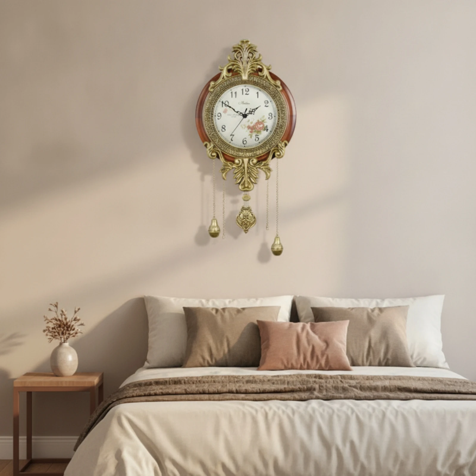 Wall Clock with Pendulum Large Pendulum Wall Clock Silent Retro for Homeowners, Living Room, Bedroom
Wall Clock with Pendulum Large Pendulum Wall Clock Silent Retro for Homeowners, Living Room, Bedroom