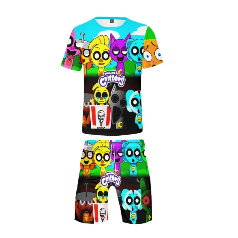2pcs Sprunki T Shirt Shorts anime cartoon Costume Boy Tops Y2K Hip Hop Pullover Harajuku Clothes Cosplay Wenda Pinki Suit gift
2pcs Sprunki T Shirt Shorts anime cartoon Costume Boy Tops Y2K Hip Hop Pullover Harajuku Clothes Cosplay Wenda Pinki Suit gift
