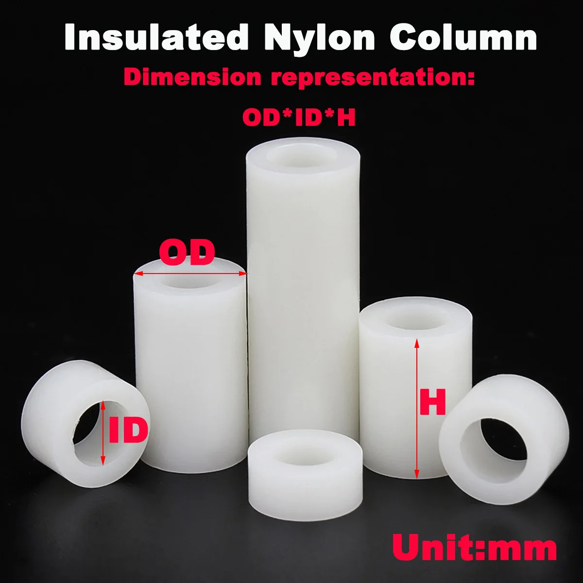 Insulation Column / Plastic Gasket Straight Column / Nylon Sleeve Cushion Column / Gasket Round Hole Column / Spacer Column
Insulation Column / Plastic Gasket Straight Column / Nylon Sleeve Cushion Column / Gasket Round Hole Column / Spacer Column