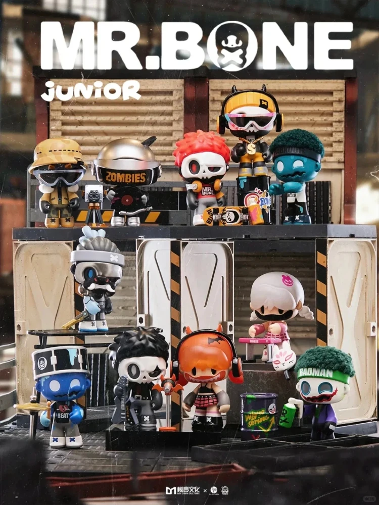 Лидер продаж 2024 года Mr.Bone Junior2, подлинная серия Live In A Zombie World, загадочная коробка, мини-фигурка, мультяшный декор, модель из ПВХ, слепая коробка
Лидер продаж 2024 года Mr.Bone Junior2, подлинная серия Live In A Zombie World, загадочная коробка, мини-фигурка, мультяшный декор, модель из ПВХ, слепая коробка