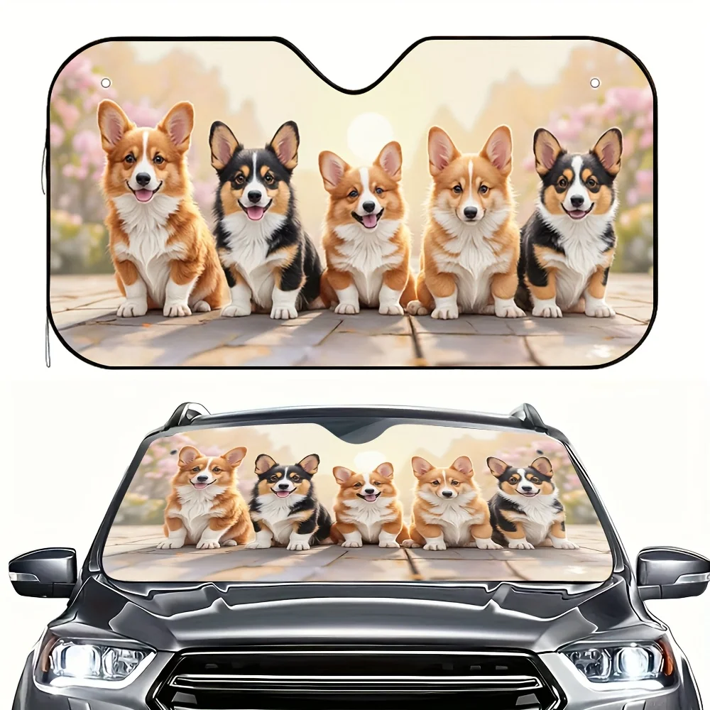 1pc Multicolor Corgi Car Sun Visor Stellar Sun Protection For City Sightseeing Quirky Designed Vehicle Accessory Universal Fit S
1pc Multicolor Corgi Car Sun Visor Stellar Sun Protection For City Sightseeing Quirky Designed Vehicle Accessory Universal Fit S
