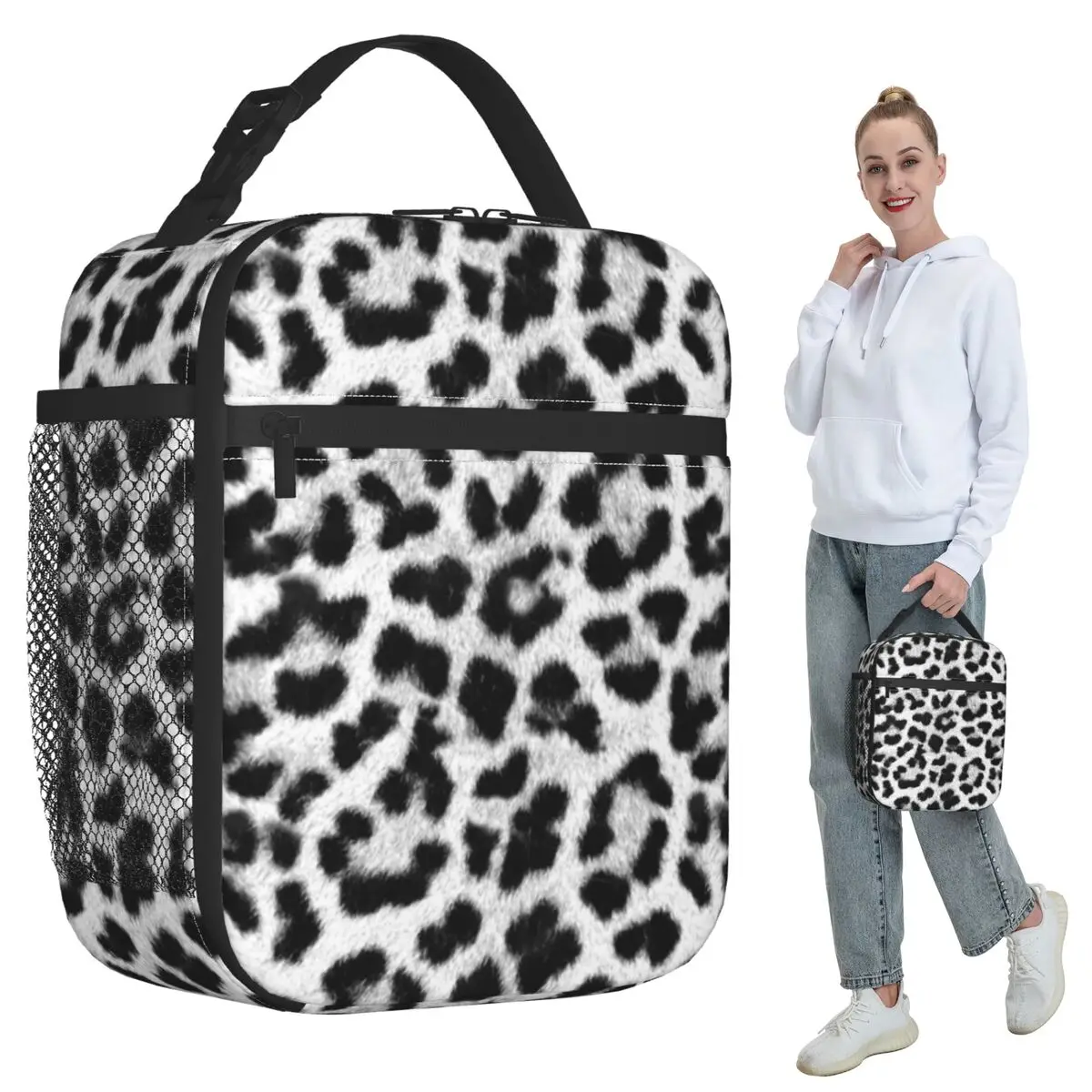 Leopard Print Insulated Lunch Bag for Women Office Cooler Thermal Food Box Tote Portable Lunch Boxes Container
Leopard Print Insulated Lunch Bag for Women Office Cooler Thermal Food Box Tote Portable Lunch Boxes Container