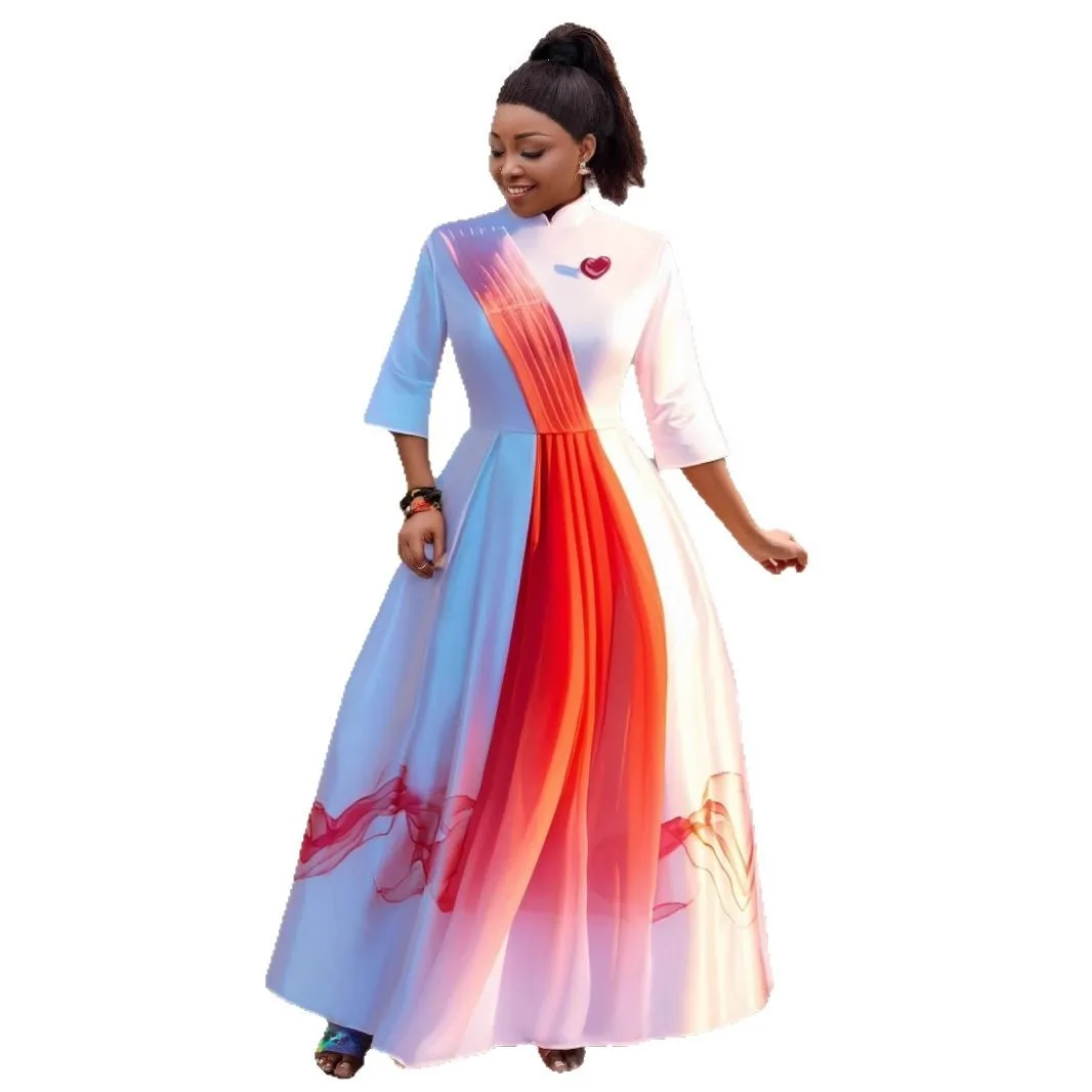 Chinese Style Qipao Fashion Women Plus Size Cheongsam Classic Chinese Dress African Dresses for Women 4XL Cheongsam Modern
Chinese Style Qipao Fashion Women Plus Size Cheongsam Classic Chinese Dress African Dresses for Women 4XL Cheongsam Modern
