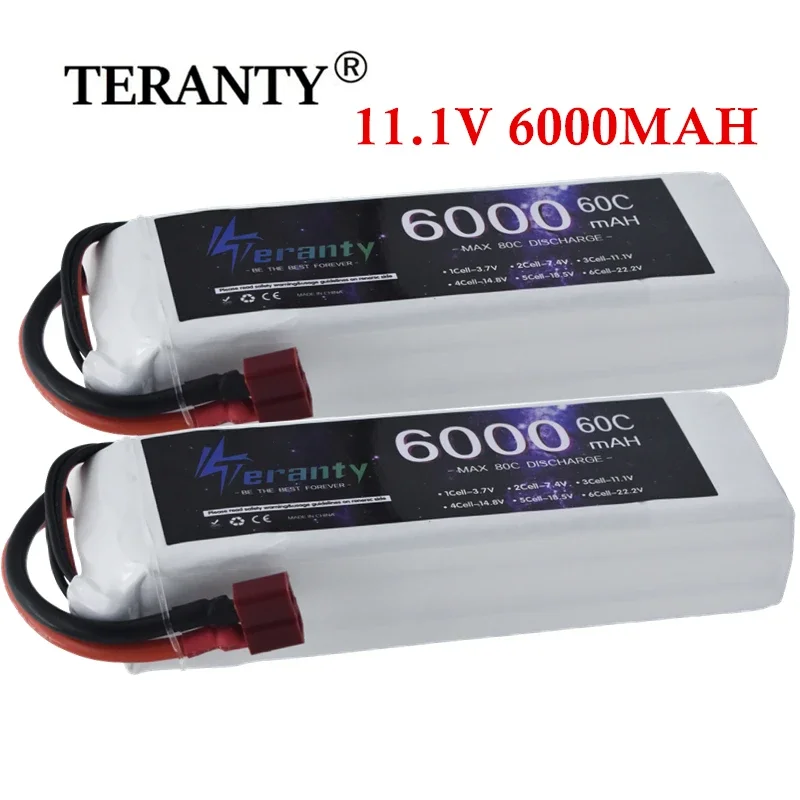 3S 11.1V Lipo Battery 6000mah 60C For Drone RC Car Helicopter Quadcopter Tank Boat Truggy 3S Battery With XT60 XT90 T EC5
3S 11.1V Lipo Battery 6000mah 60C For Drone RC Car Helicopter Quadcopter Tank Boat Truggy 3S Battery With XT60 XT90 T EC5