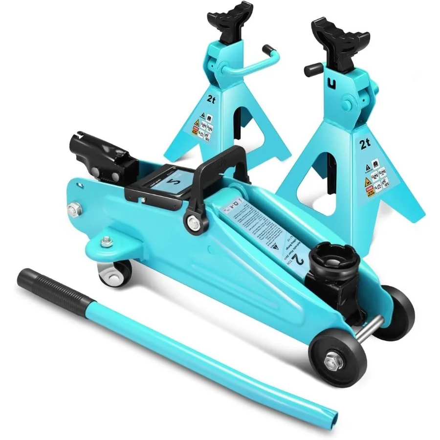 2-тонный напольный домкрат с подставками для домкрата Сверхмощный стальной гидравлический гоночный напольный домкрат с однопоршневым насосом для быстрой подъема для автомобилей
2-тонный напольный домкрат с подставками для домкрата Сверхмощный стальной гидравлический гоночный напольный домкрат с однопоршневым насосом для быстрой подъема для автомобилей