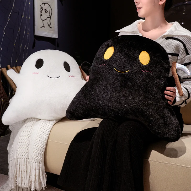 Halloween Sickle Ghost Pillow Plush White Black Cute Toy Interesting Cushion Doll Soft Terror
Halloween Sickle Ghost Pillow Plush White Black Cute Toy Interesting Cushion Doll Soft Terror