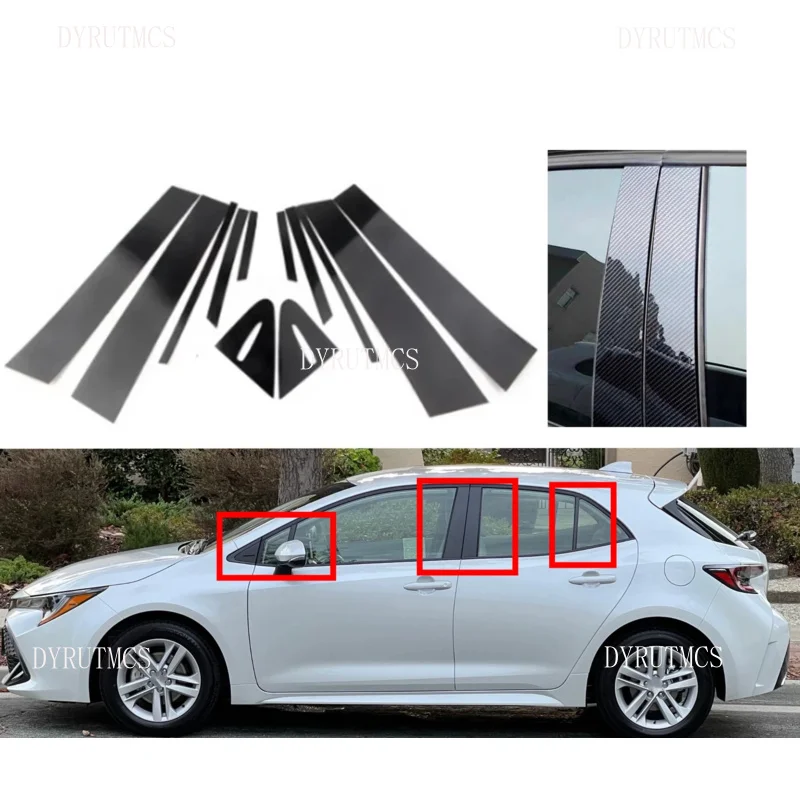 12pcs Fit For Toyota Corolla (E210) Hatchback 2019 2020 2021 2022 2023 Gloss Black Pillar Posts Door Trim Moulding Window Cover
12pcs Fit For Toyota Corolla (E210) Hatchback 2019 2020 2021 2022 2023 Gloss Black Pillar Posts Door Trim Moulding Window Cover
