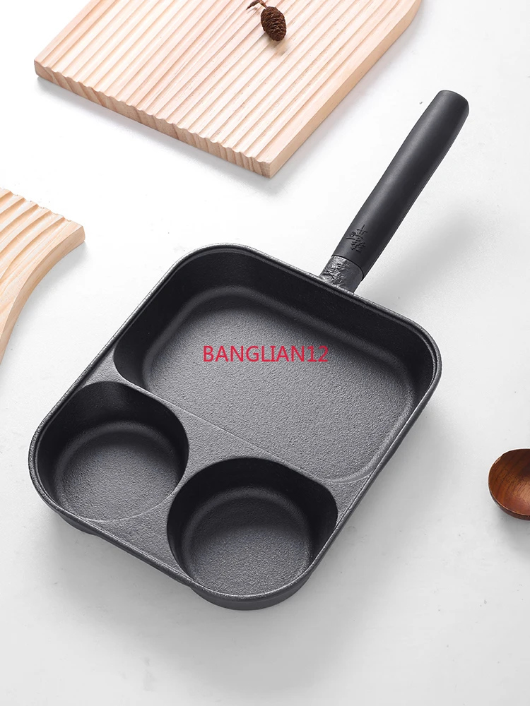 Fried egg breakfast pan, egg burger household non-stick pan, cast iron
Fried egg breakfast pan, egg burger household non-stick pan, cast iron