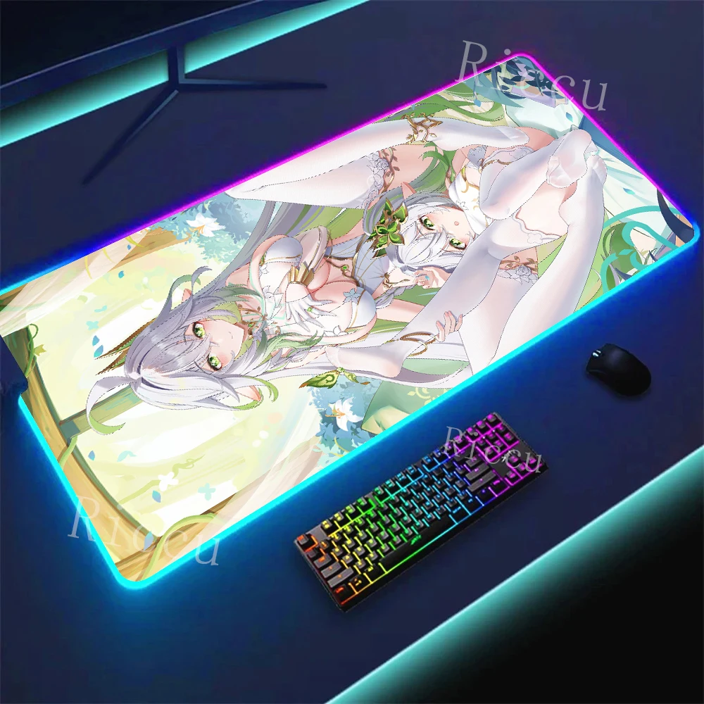 Светодиодный коврик для мыши Hentai Nahida Mause Pad Genshin Impact Аксессуары для ПК RGB Игровые ноутбуки Резиновый коврик Gamer Deskmat Коврики для мыши Xxl
Светодиодный коврик для мыши Hentai Nahida Mause Pad Genshin Impact Аксессуары для ПК RGB Игровые ноутбуки Резиновый коврик Gamer Deskmat Коврики для мыши Xxl