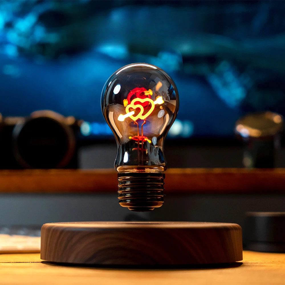 Maglev Light Bulb Creative Personality Atmosphere Night Light Bedroom Study Desktop Technology Ornament Valentine's Day Gift
Maglev Light Bulb Creative Personality Atmosphere Night Light Bedroom Study Desktop Technology Ornament Valentine's Day Gift