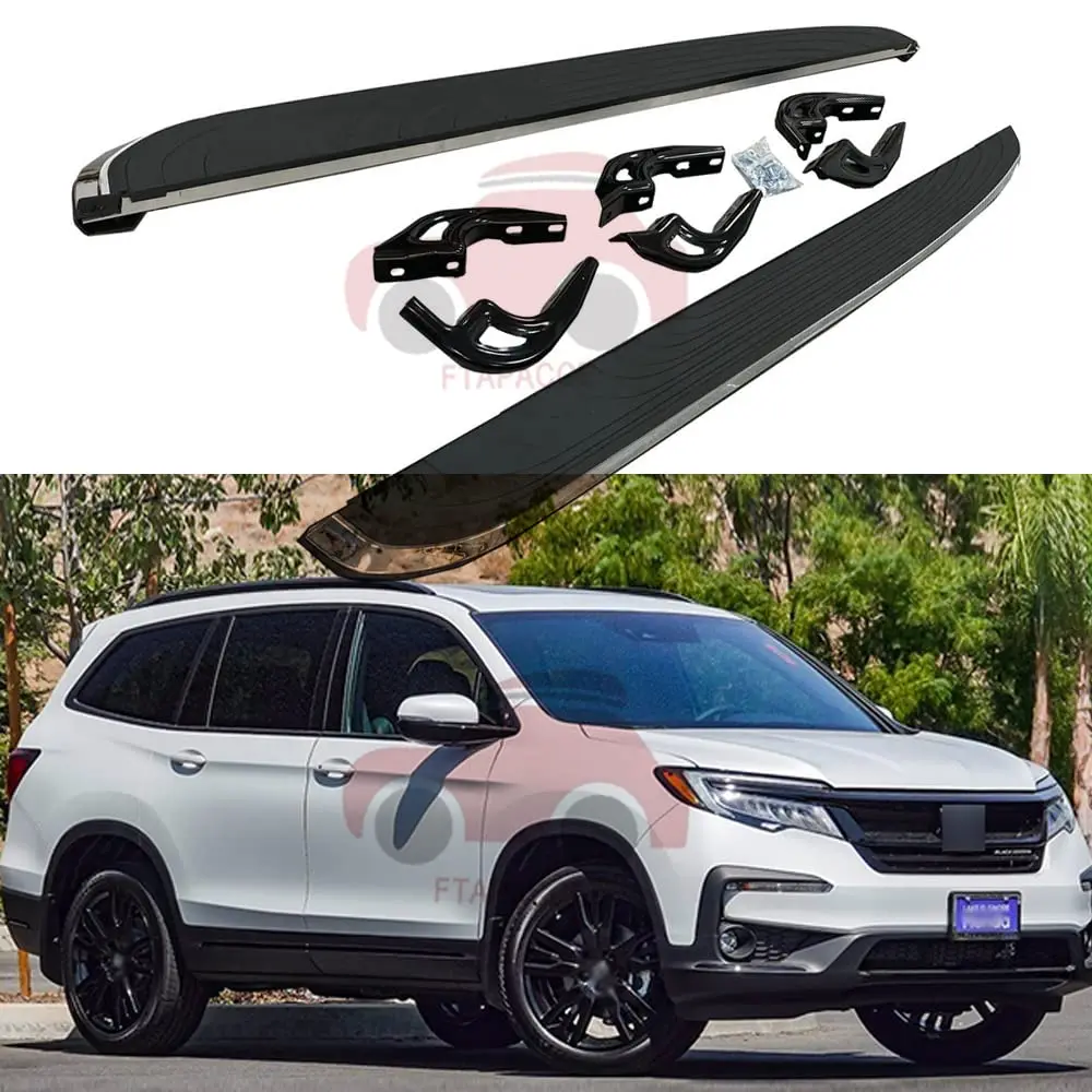 FTAPACCE 2 шт. подножки, боковые ступеньки, Nerf Bars, защита боковых педалей, подходит для Honda Poilot 2016-2023, алюминий, черный
FTAPACCE 2 шт. подножки, боковые ступеньки, Nerf Bars, защита боковых педалей, подходит для Honda Poilot 2016-2023, алюминий, черный