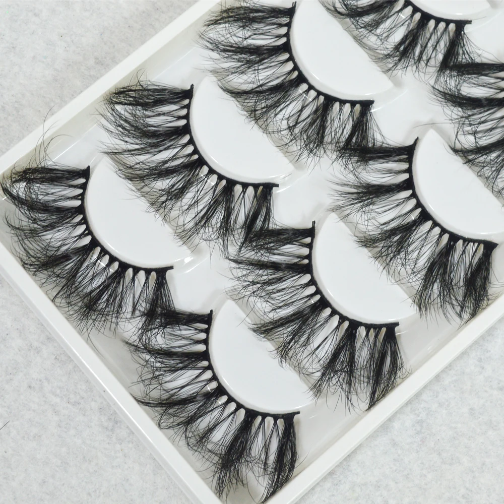 25mm Natural Fake lashes 5 Pairs 3D Faux Mink Hair False Eyelashes Fluffies Soft Eyelash Extension Reusable Makeup Drama Cilios
25mm Natural Fake lashes 5 Pairs 3D Faux Mink Hair False Eyelashes Fluffies Soft Eyelash Extension Reusable Makeup Drama Cilios