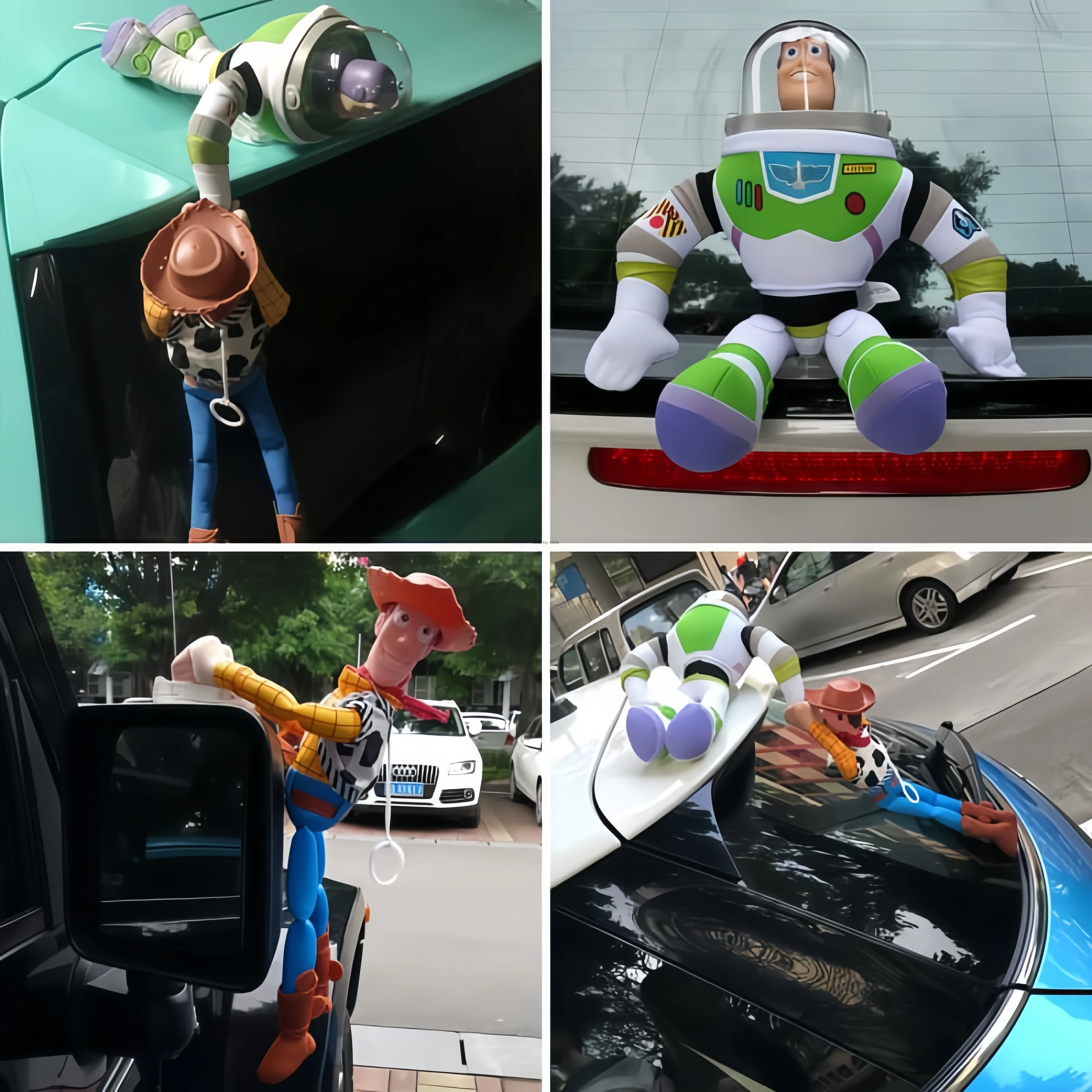 Disney Toy Story Buzz Lightyear Woody Car Exterior Hanging Plush Doll Cute Car Decoration Ornament Gift For Vehicle Lovers
Disney Toy Story Buzz Lightyear Woody Car Exterior Hanging Plush Doll Cute Car Decoration Ornament Gift For Vehicle Lovers