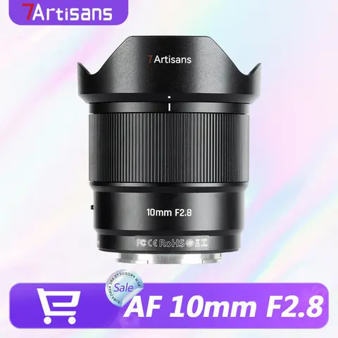7artisans APS-C 10mm F2.8 Autofocus Mirrorless Camera Lens for Humanities Photography with Sony E Nikon Z Fujifilm XF Mount