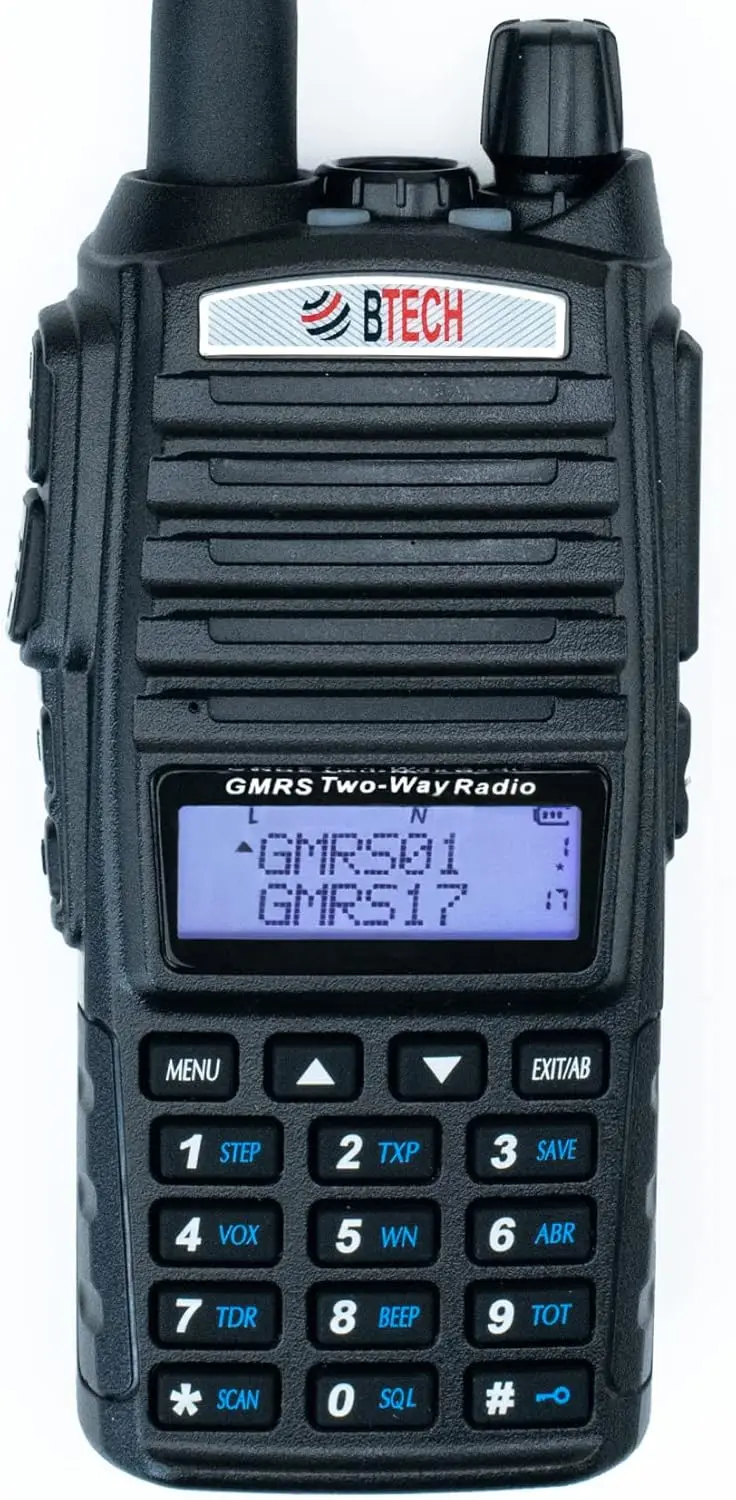 Рация GMRS 5 Вт с 200 каналами, зарядкой USB-C, защитой от непогоды, совместимостью с ретрансляторами, двухдиапазонным сканированием и приемником NOAA
Рация GMRS 5 Вт с 200 каналами, зарядкой USB-C, защитой от непогоды, совместимостью с ретрансляторами, двухдиапазонным сканированием и приемником NOAA