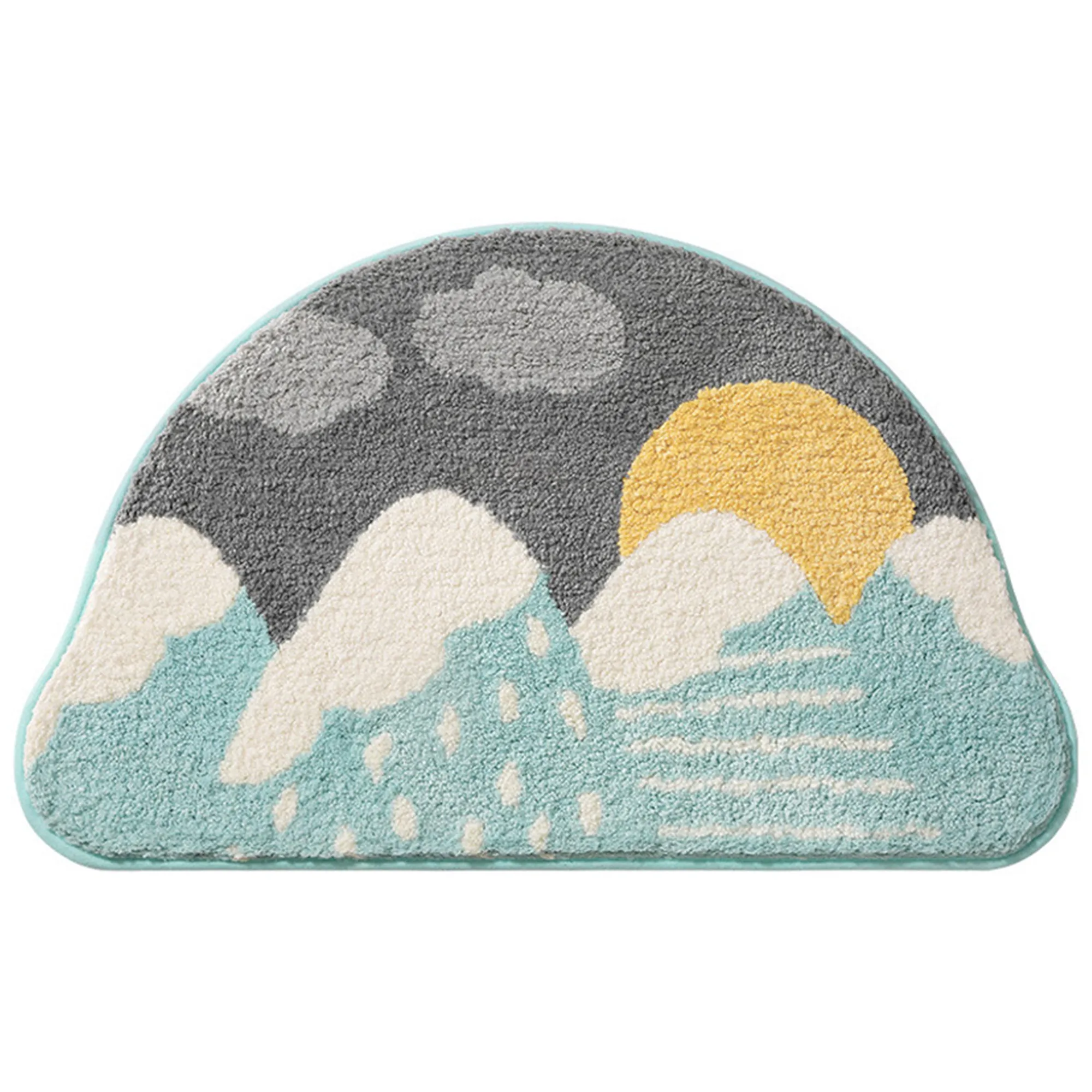 Half Round Cute Bath Rug for Kids Non Slip Absorbent Microfiber Bath Mat Washable Shaggy Bedroom Home Decor Bathroom Door Mat
Half Round Cute Bath Rug for Kids Non Slip Absorbent Microfiber Bath Mat Washable Shaggy Bedroom Home Decor Bathroom Door Mat