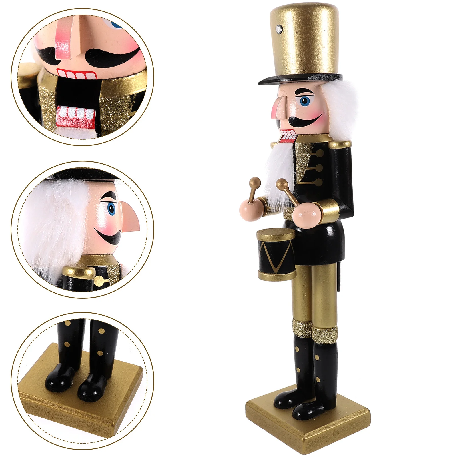 1pc Wooden Nutcracker Soldier Xmas Decoration Christmas Gift Desktop Ornament Festival Party Decor Wood Nutcrackers Craft
1pc Wooden Nutcracker Soldier Xmas Decoration Christmas Gift Desktop Ornament Festival Party Decor Wood Nutcrackers Craft