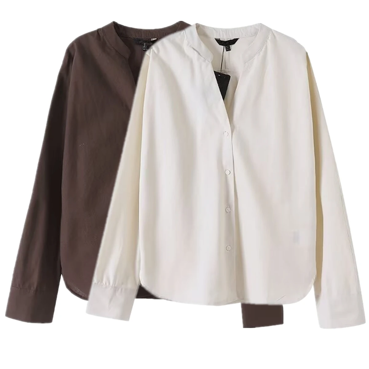 Dave&Di French Countryside Style Cotton Linen V-neck Shirt Women Tops Japanese Minimalist Solid Color Shirt Blouse Women Pullove
Dave&Di French Countryside Style Cotton Linen V-neck Shirt Women Tops Japanese Minimalist Solid Color Shirt Blouse Women Pullove