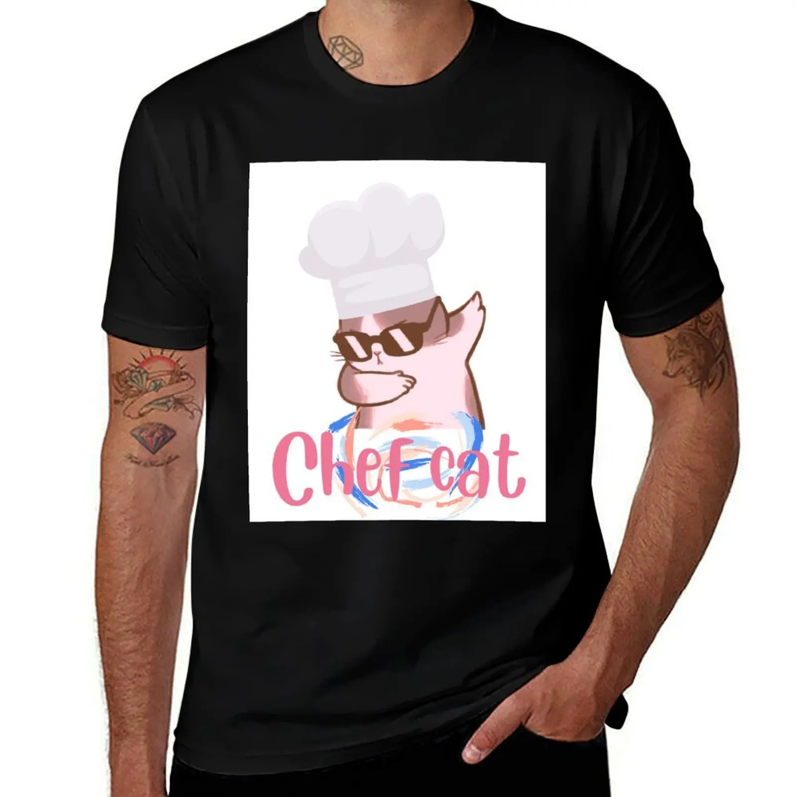 Chef cat T-Shirt cotton t shirt man man t shirt summer T-Shirt
Chef cat T-Shirt cotton t shirt man man t shirt summer T-Shirt