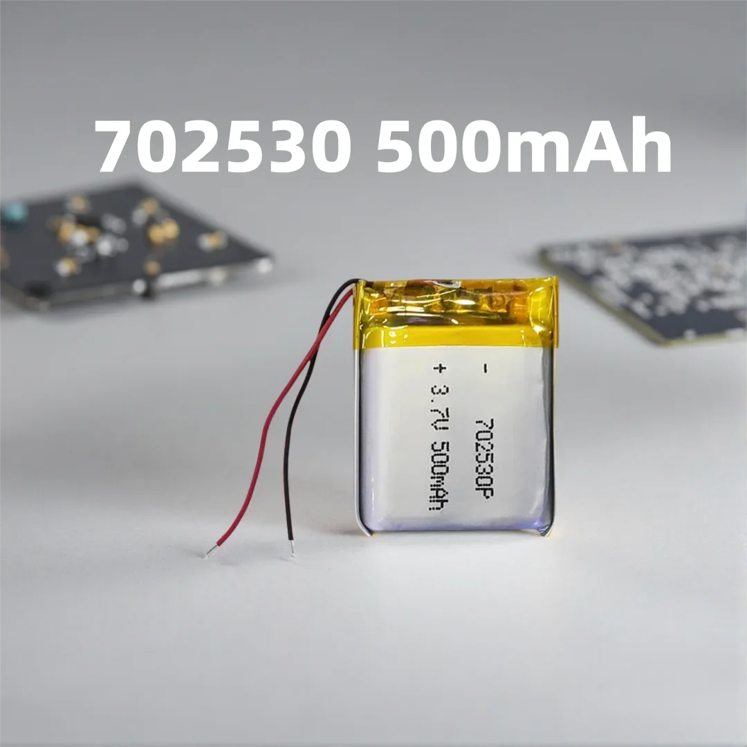 Аккумулятор литиевый перезаряжаемый 702530 3.7V 500mAh, одобренный UN38.3, для смарт-браслетов и беспроводных наушников (совместим с 702540, 802540, 603040, 402030)
Аккумулятор литиевый перезаряжаемый 702530 3.7V 500mAh, одобренный UN38.3, для смарт-браслетов и беспроводных наушников (совместим с 702540, 802540, 603040, 402030)