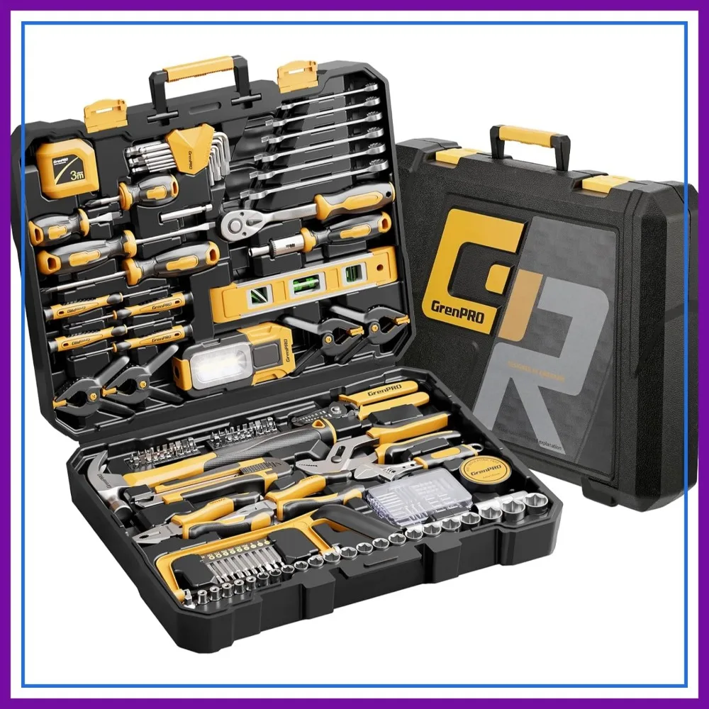239PCS Tool Set, Household & Automotive Tool Kit with Organizer Case, All Purpose Mechanics Tools for Men Women
239PCS Tool Set, Household & Automotive Tool Kit with Organizer Case, All Purpose Mechanics Tools for Men Women