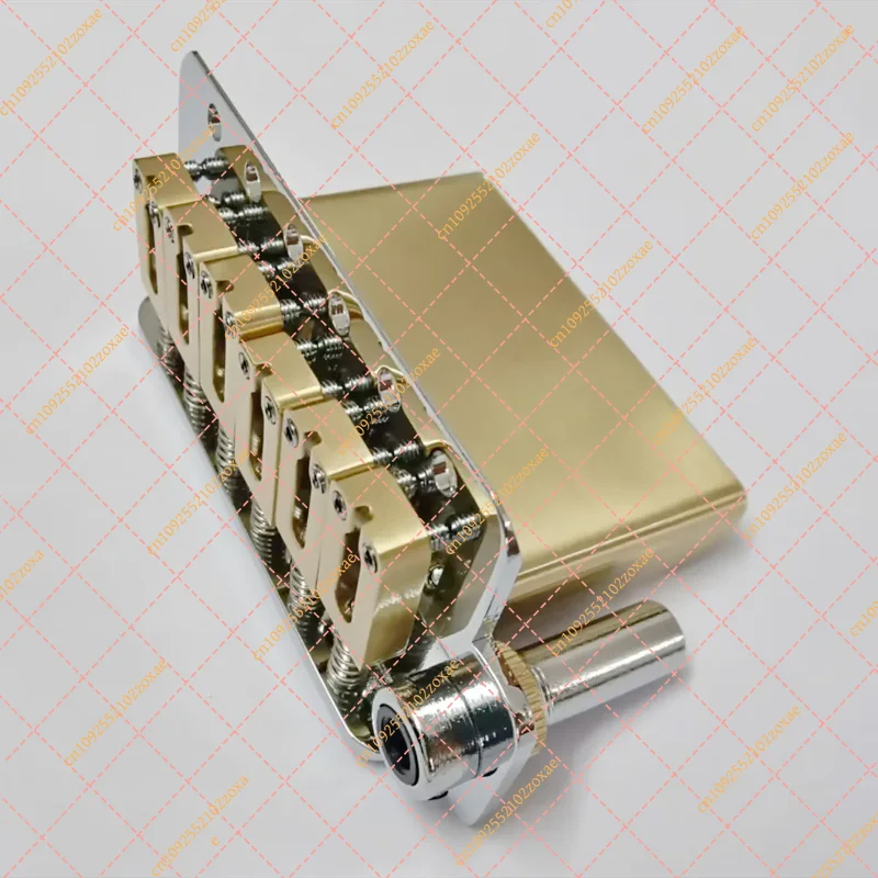 HRC58 Hardened Brass Tremolo System, 6-Point Bridge 52.5mm Spacing with Brass Saddles & Brass Block
HRC58 Hardened Brass Tremolo System, 6-Point Bridge 52.5mm Spacing with Brass Saddles & Brass Block