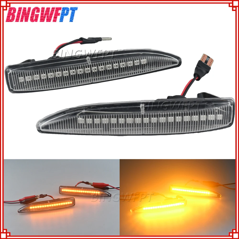 BINGWFPT 2PCS Car LED Dynamic Turn Signal Light For BMW 7 Series E65 E66 E67 E68 2001-2008 Smoked Indicator Lamp
BINGWFPT 2PCS Car LED Dynamic Turn Signal Light For BMW 7 Series E65 E66 E67 E68 2001-2008 Smoked Indicator Lamp
