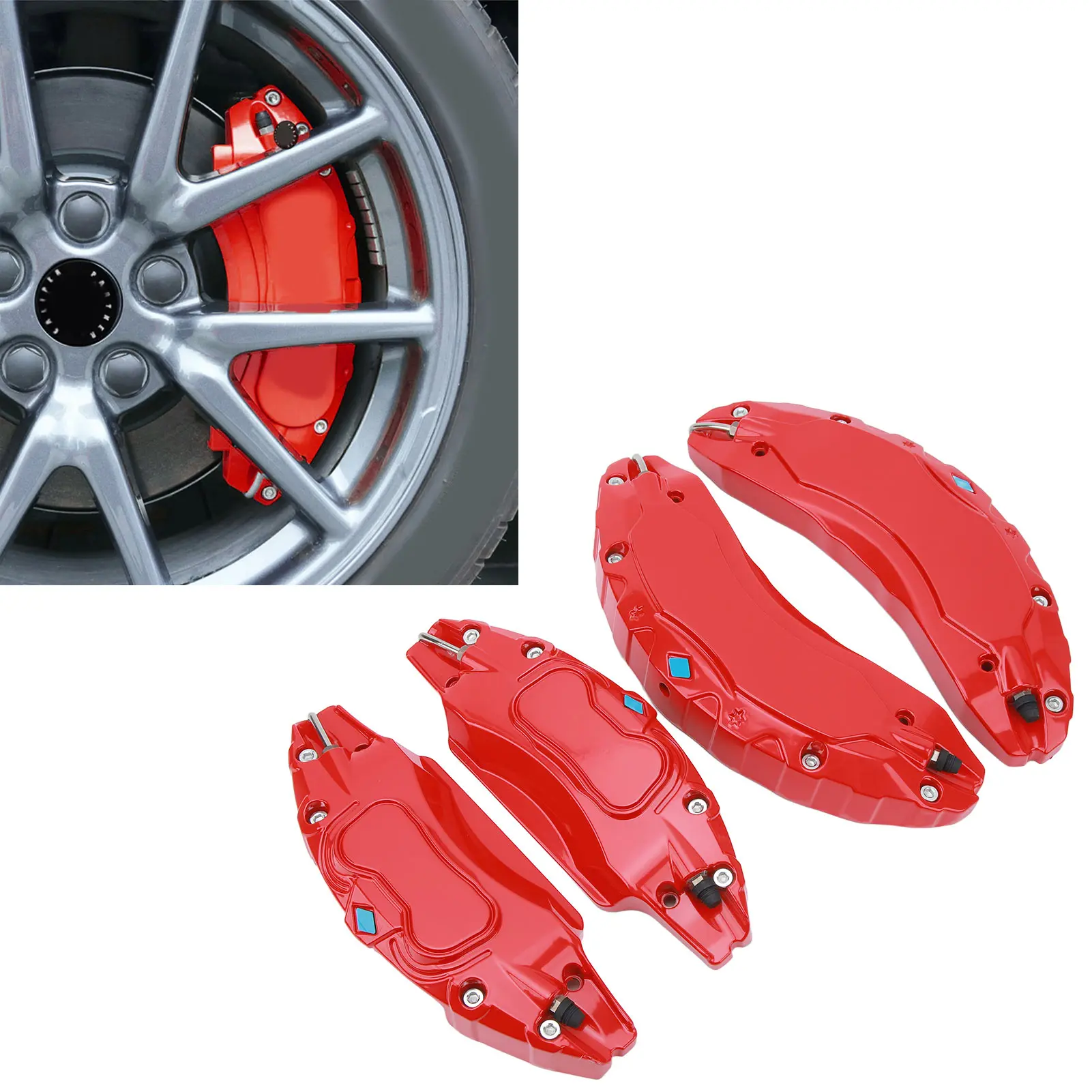 Car Caliper Cover Brake Caliper Cover Guard Heat Dissipation 3in 18in 19 in Wheels Hub Perfect Fit for
Car Caliper Cover Brake Caliper Cover Guard Heat Dissipation 3in 18in 19 in Wheels Hub Perfect Fit for
