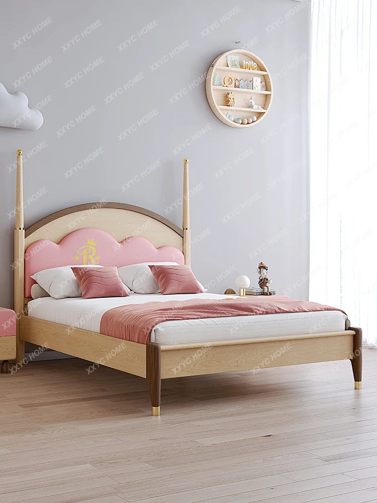 Children's Bed Girl Princess Bed Solid Wood 1.5 M American Student Girl Dream Bedroom Complete Set of Furniture Combination
Children's Bed Girl Princess Bed Solid Wood 1.5 M American Student Girl Dream Bedroom Complete Set of Furniture Combination