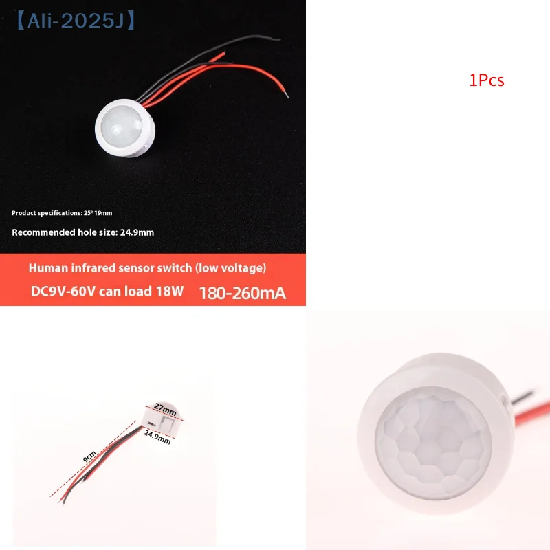 【J】1 шт. автоматический переключатель постоянного тока 12 В 24 В PIR инфракрасный датчик движения переключатель PIR датчик детектор света светодиодный инфракрасный переключатель
【J】1 шт. автоматический переключатель постоянного тока 12 В 24 В PIR инфракрасный датчик движения переключатель PIR датчик детектор света светодиодный инфракрасный переключатель