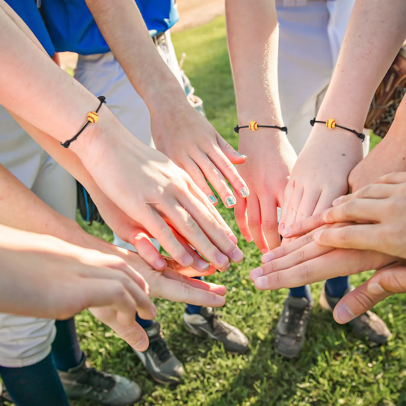 30Pcs Baseball Rope Bracelets Adjustable Sports Charm Bracelets for Teens Youth Baseball Theme Party Favors Sports Team
30Pcs Baseball Rope Bracelets Adjustable Sports Charm Bracelets for Teens Youth Baseball Theme Party Favors Sports Team