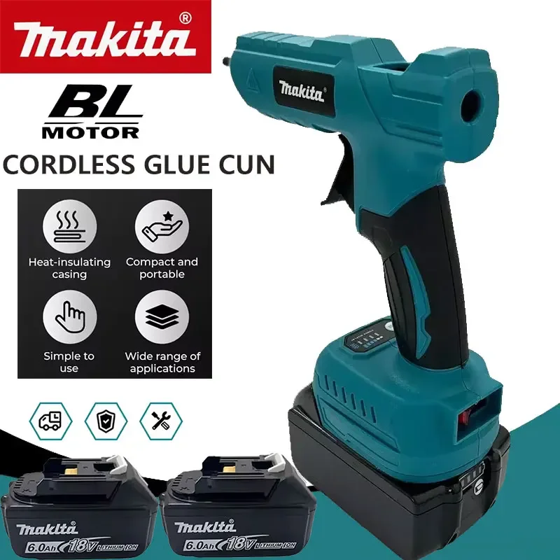 Беспроводной термоклеевой пистолет Makita, промышленный мини-клеевой пистолет, термоэлектрический инструмент для ремонта, пистолет для горячей сварки, термофен для домашнего творчества
Беспроводной термоклеевой пистолет Makita, промышленный мини-клеевой пистолет, термоэлектрический инструмент для ремонта, пистолет для горячей сварки, термофен для домашнего творчества
