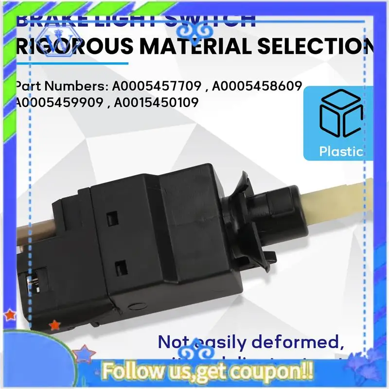 M46K-A0005457709 / A0015450109 Brake Pedal Stop Light Lamp Switch For Mercedes Benz W140 W202 R129 R170 W208 S C SL SLK CLK
M46K-A0005457709 / A0015450109 Brake Pedal Stop Light Lamp Switch For Mercedes Benz W140 W202 R129 R170 W208 S C SL SLK CLK