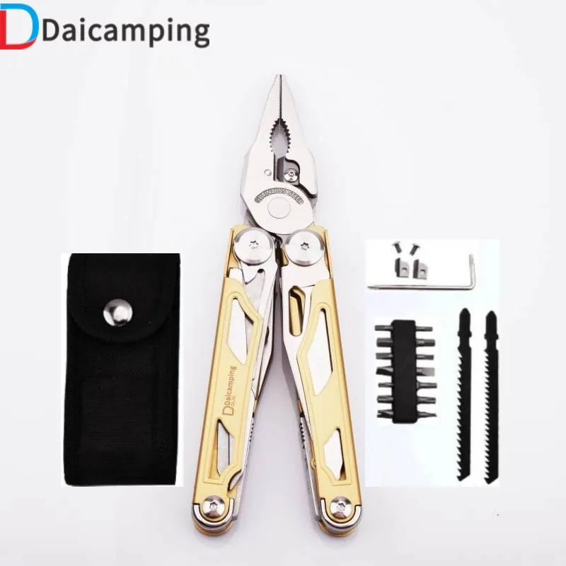 Daicamping 30Yellow Multifunctional Multi Tool Multi-tool Sets Cutter Pliers Folding Knife Multitools Hand Tools Set
Daicamping 30Yellow Multifunctional Multi Tool Multi-tool Sets Cutter Pliers Folding Knife Multitools Hand Tools Set